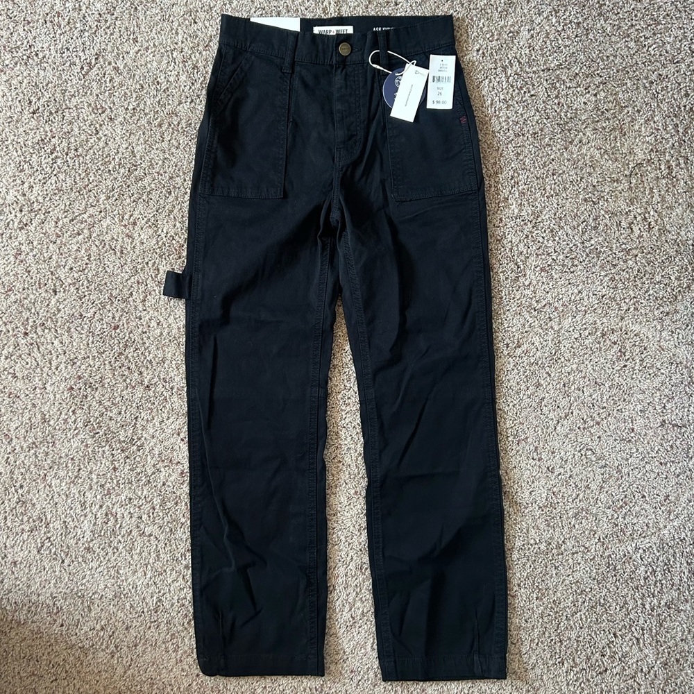Warp and Weft Women's ASE Utility Jeans Size 26 NWT